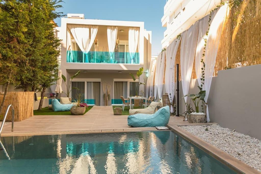G&M Luxury Residence With Pool Ханья Экстерьер фото