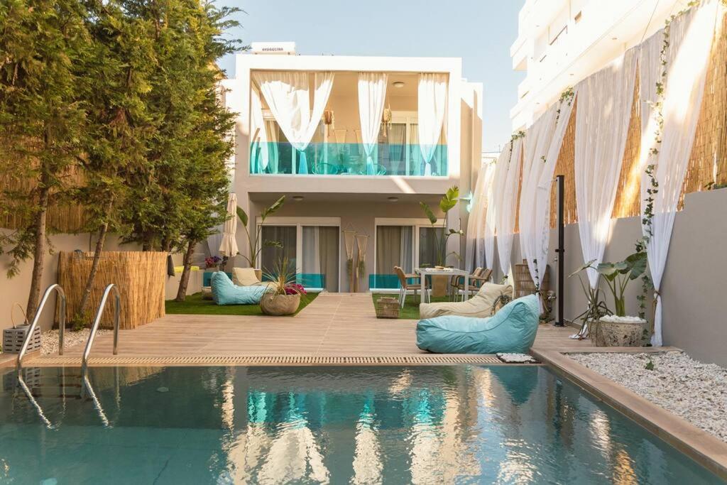 G&M Luxury Residence With Pool Ханья Экстерьер фото